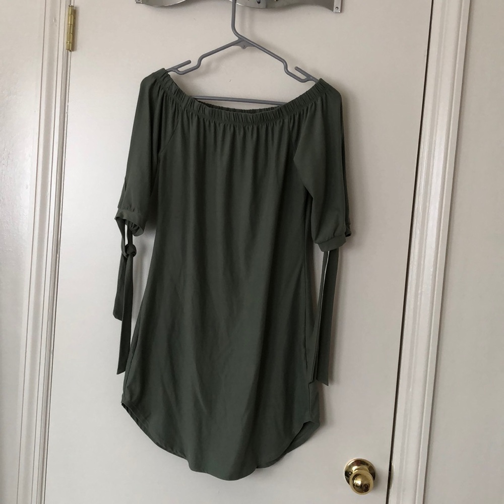 Off the shoulder dress